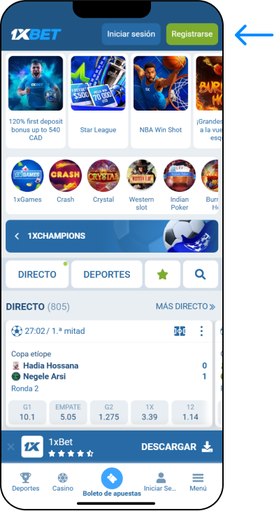 Registro en 1XBET Perú - 1xbet Codigo Peru