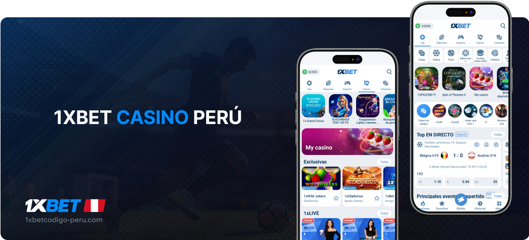 1XBET Casino Perú - 1xbet Codigo Peru