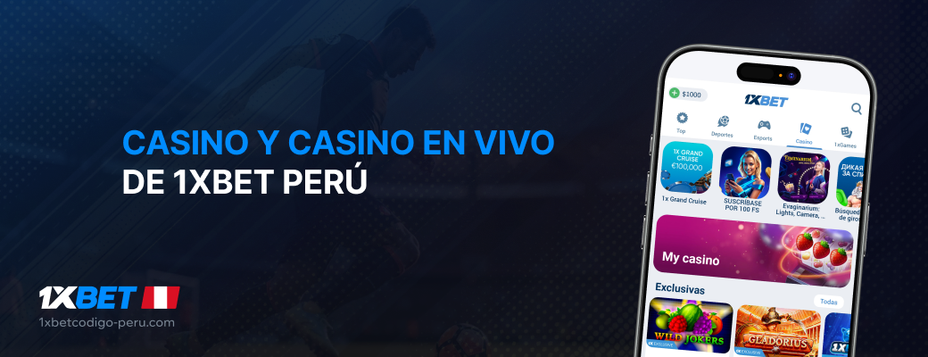 Casino y casino en vivo de 1XBET Perú - 1xbet Codigo Peru