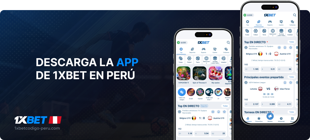 Descarga la app de 1XBET en Perú en 2025 - 1xbet Codigo Peru